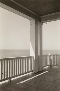 TICE George A 1938,Porch, Monhegan Island, Maine,Swann Galleries US 2015-02-19