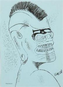 TICHY Frantisek 1896-1961,The Head of a White Black Man,Palais Dorotheum AT 2011-03-12