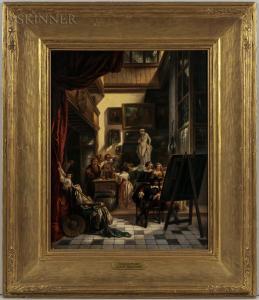 TIELEMANS Louis 1826-1856,Titian's Studio,Skinner US 2018-09-21