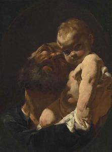 TIEPOLO Giovanni Battista,Saint Joseph and the Christ Child, in a feigned ov,Christie's 2016-07-07