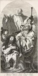 TIEPOLO Giovanni Domenico,La Vergine, S. Antonio abate e S. Giorgio,Swann Galleries 2024-04-18