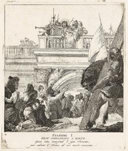 TIEPOLO Giovanni Domenico 1727-1804,Via Crucis,1749,Swann Galleries US 2024-04-18