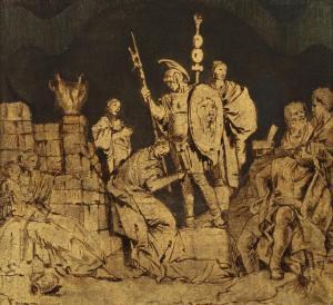 TIEPOLO Lorenzo 1736-1776,Roman historical scene (ii) Scene of a sacrifice (,Sotheby's GB 2022-10-13