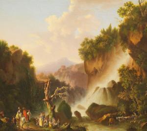 TIERCE Jean Baptiste 1737-1790,Cascade de Tivoli,Aguttes FR 2022-12-06
