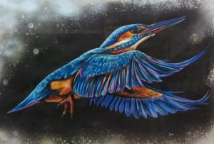 TIERNAN Sharon 1979,Kingfisher in Flight,David Duggleby Limited GB 2016-12-02