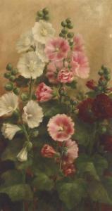 TIFFANY Mary Adeline 1800-1800,Hollyhock,1887,Christie's GB 2004-11-29