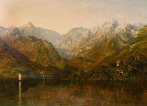 Tiffin Henry 1848-1874,The Lake of Como,John Nicholson GB 2021-01-20