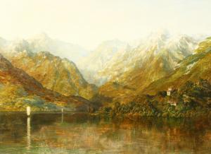 Tiffin Henry 1848-1874,The Lake of Como,19th century,John Nicholson GB 2020-12-07