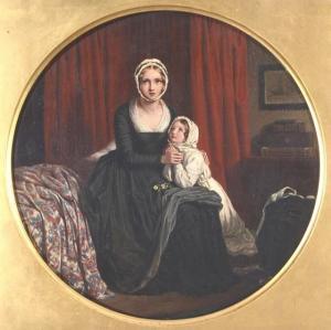 TIFFIN WALTER FRANCIS 1845-1867,Thy will be done - mother and child,1850,Mallams GB 2013-03-08