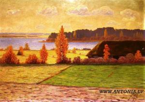 TIGINS Arnolds 1880-1945,The lake of Jumurda’’s Paksenu,1929,Antonija LV 2008-03-03