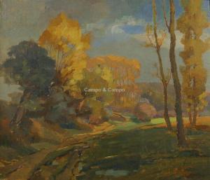 TIJSMANS Joseph 1893-1974,Paysage d'automne Herfstlandschap,Campo & Campo BE 2020-09-23