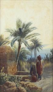 TILCHE Otto 1821-1894,Eastern scene, figures by a well,Ewbank Auctions GB 2022-03-24