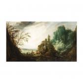 TILENS Jan 1589-1630,a rocky landscape with a,Sotheby's GB 2001-11-06
