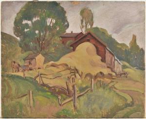 TILGNER Arthur 1900-1900,Landscape with Barn,Gray's Auctioneers US 2011-05-25