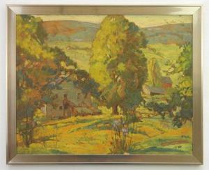 TILGNER Arthur 1900-1900,Landscape with House,1933,Rachel Davis US 2020-10-24