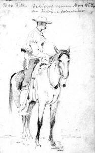 TILKE Max 1869-1942,Cowboy zu Pferde.,Venator & Hanstein DE 2004-03-26