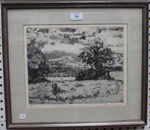 TILLEARD Robert,Landscape with Dog,1981,Tooveys Auction GB 2016-05-18