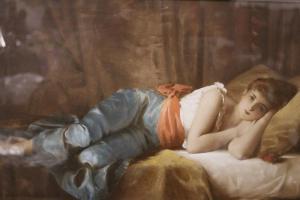 TILLIER Paul Prosper 1834,WOMAN RESTING,Cuttlestones GB 2022-02-09