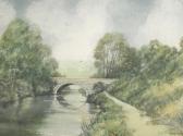 TIMBRELL Graham,River landscape with bridge in the distance,Golding Young & Mawer GB 2016-09-21