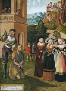 TIMMERMAN FRANZ,THE BEHEADING OF SAINT JOHN THE BAPTIST,1534,Sotheby's GB 2013-07-04