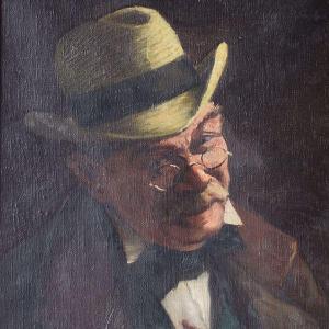 TIMMERMANS Henri 1858-1942,Man with cigar,Amberes BE 2023-01-23