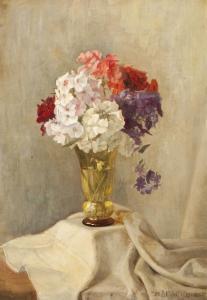 TIMMERMANS VIERTELHAUSEN Johanna Helena 1881-1994,Still life of flowers,1935,Glerum NL 2011-12-05