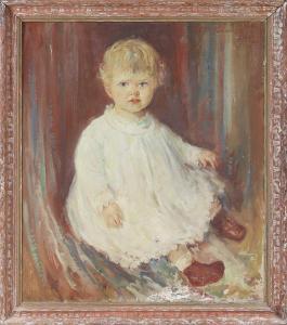 TIMMONS Edward J. Finley 1882-1960,portrait of little girl,South Bay US 2019-06-15