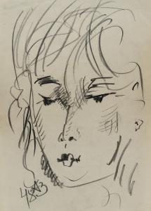 Timofeevich ZVEREV Anatole 1931-1986,Portrait of a Woman,1948,Shapiro Auctions US 2014-03-29