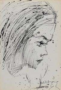 Timofeevich ZVEREV Anatole 1931-1986,Profile,1964,Sotheby's GB 2007-05-31