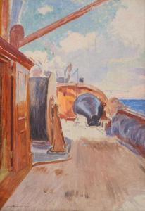 TINAYRE Louis J P,Projet pour la décoration de la peinture murale, g,1905,Marambat-Camper 2020-06-18