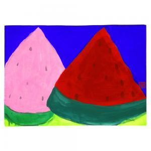 TING Walasse 1929-2010,WATERMELON,1983,New Art Est-Ouest Auctions JP 2015-12-01