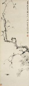 TINGLU Hu 1883-1943,Bird on a branch,Lempertz DE 2015-12-05