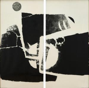 TINGSHIH CHEN 1916-2002,Day and night no. 73,1981,Sotheby's GB 2023-10-06