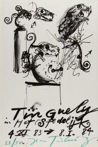 TINGUELY Jean,Affiche de l'exposition du Stedelijk Museum d'Amst,Etienne de Baecque 2012-11-17