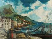 TINNING George Campbell 1910-1996,SPANISH HARBOUR,Ross's Auctioneers and values IE 2025-08-13