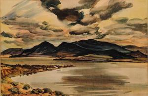 TINNING George Campbell 1910-1996,Untitled - Stormy Sky,1948,Levis CA 2010-10-03