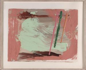 TINT Francine 1943,Abstract in pink and green,1981,Eldred's US 2023-06-02