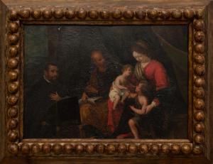 TINTI GIOVANNI BATTISTA 1558-1609,The Holy Family with a donor,Bonhams GB 2019-04-10