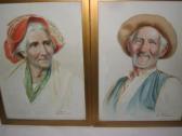 tiorintino e,Portraits of an Elderly Couple,Hartleys Auctioneers and Valuers GB 2008-12-03
