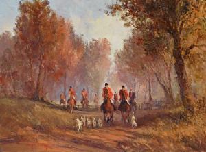 TIPLADY John 1938,Morning Hunt,Elder Fine Art AU 2023-09-03