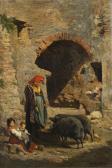TIRATELLI Aurelio 1842-1900,La guardiana,Il Ponte Casa D'aste Srl IT 2017-05-19