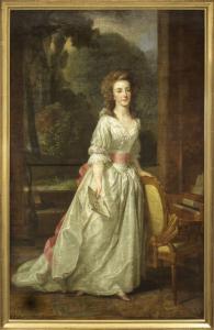 TISCHBEIN Johann Friedrich A. 1750-1812,Porträt von Friederike Luise Wilhelmine von Or,1788,Schloss 2022-09-03