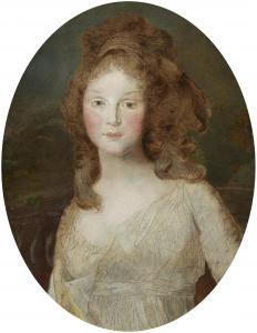 TISCHBEIN Johann Friedrich A.,Portrait of Crown Princess Louise of Prussia, late,Lempertz 2022-05-07