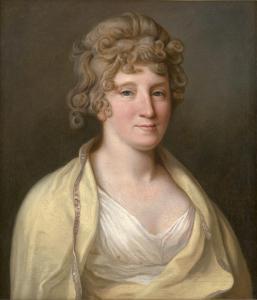 TISCHBEIN Johann Heinrich Wil. 1751-1829,Bildnis der Dichterin Engel Christin,1808,Galerie Bassenge 2023-06-08