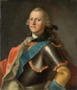 TISCHBEIN Johann Valentin,Hildburghausen Herzog Ernst Friedrich III,1750,Villa Grisebach 2016-12-01