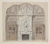 TISSANDIER Albert 1839-1906,DESIGN FOR INSTALLATION OF A COLLECTION,1864,Stair Galleries 2017-11-11