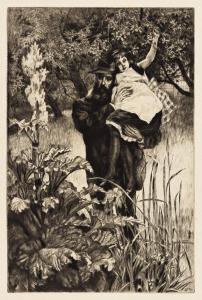 TISSOT James 1836-1902,Le Veuf,1877,Swann Galleries US 2024-03-14