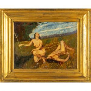 TITO Ettore 1859-1941,Nude nel prato,Boetto IT 2024-03-05