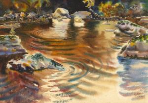 TITTLE Walter Ernest 1883-1969,Iridescent Waters, Quebec,Santa Fe Art Auction US 2022-04-15