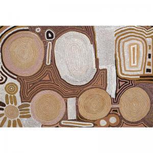 TJAPALTJARRI Tommy Lowry 1935-1987,TWO MEN DREAMING AT KULUNTJARRANYA 1984,1984,Sotheby's 2007-07-24